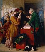 William Mulready Choosing the Wedding Gown Sweden oil painting artist